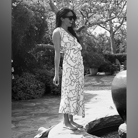 New Veronica Beard Silk Bled Dress size 4 as seen on Meghan Markle - Picture 10 of 16